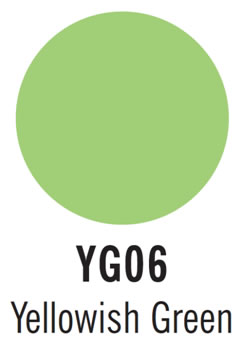 copic marker color yellowish green yg06